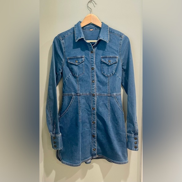 Free People Dynomite Mini‎ Dress- Size XS - Picture 5 of 11